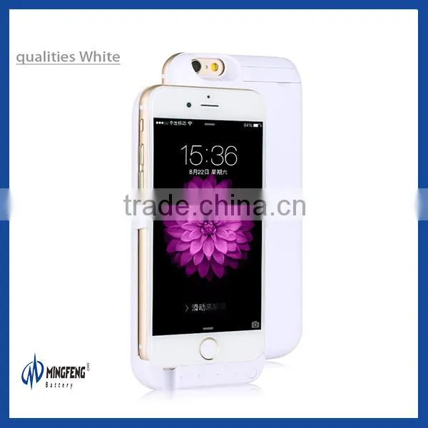 Portable External Power Pack battery Backup 5000mAh Battery Charger Smart Case For iPhone 4 4S 5 5S