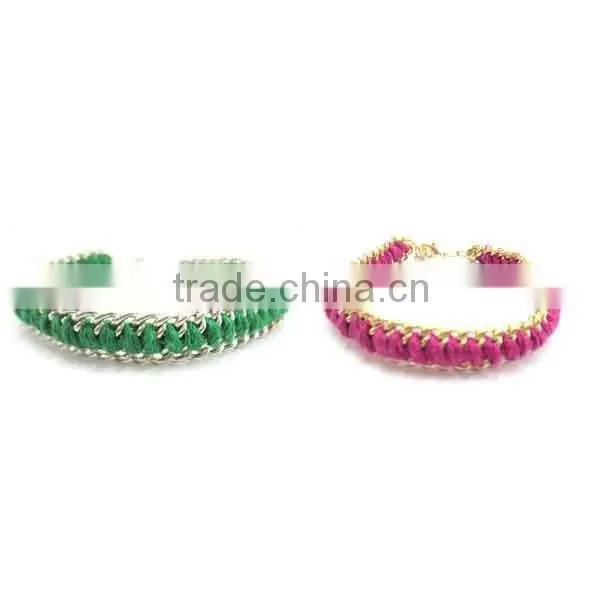 fashion handmade thread chain bracelet