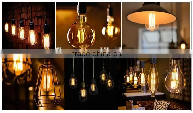 Vintage Light Bulbs LED T45 Gold LED Retro Bulb