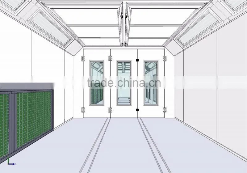 JF automatic painting line booth spray booth car