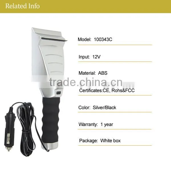 12V ice scraper with snow brush for car with LED light