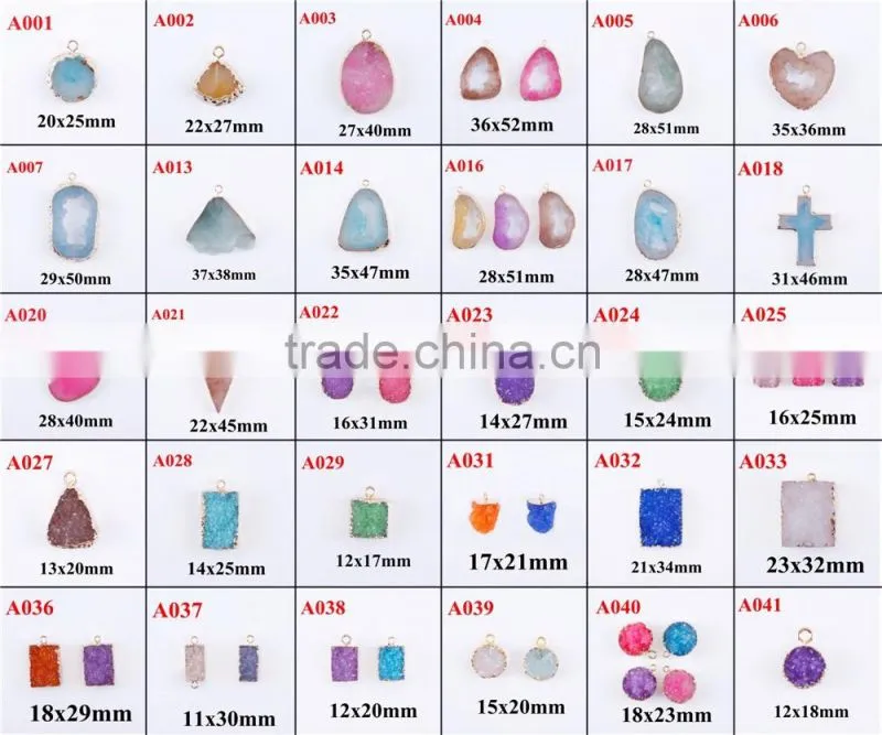 wholesale druzy beads natural druzy jewelry druzy stud