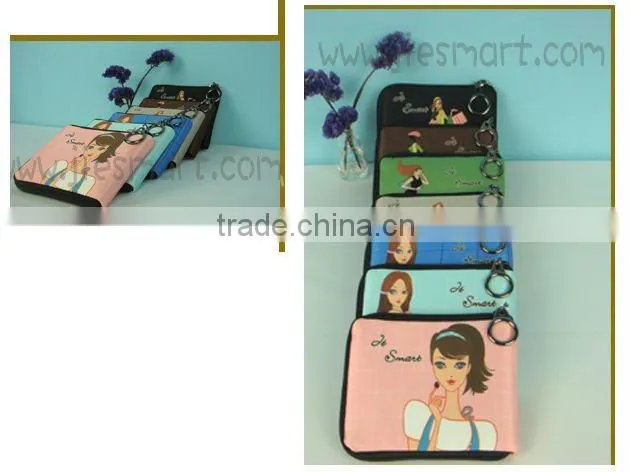 JSMART short wallet sublimation printing microfiber photo bag
