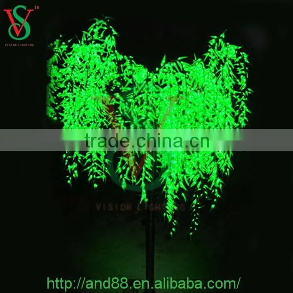 Customized waterproof outdoor christmas tree led willow tree light