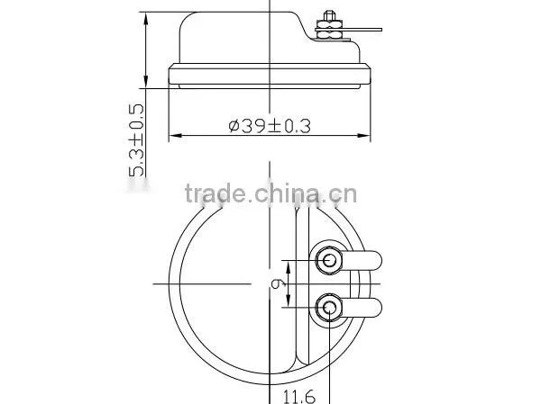 Aluminum alarm backup