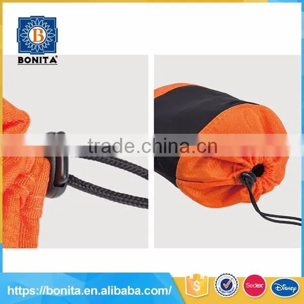 Factory directly orange colorful light wholesale drawstring bags with excellent quality
