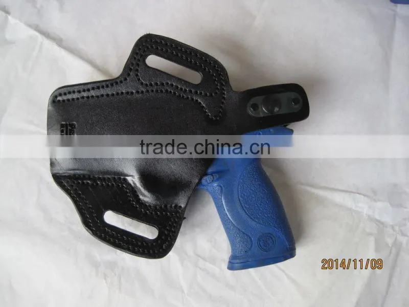 Custom leather gun holster