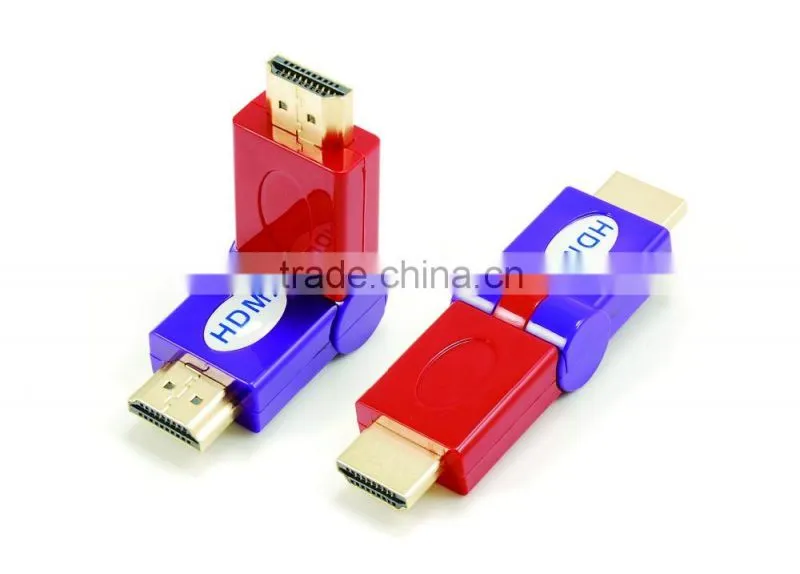 HDMI male to male adapter rotating 180 degree