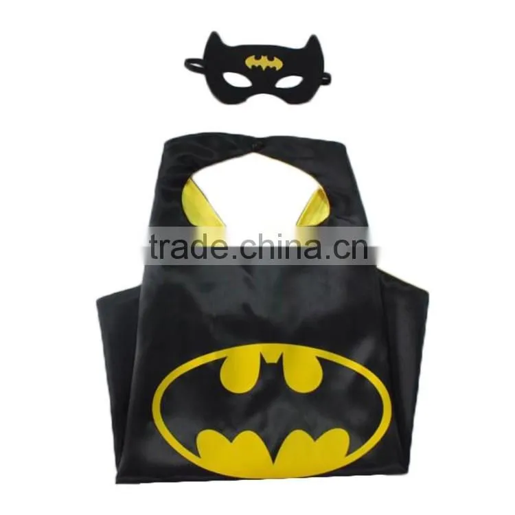 Manufacturers supply children's Cartoon Heroes cloak wholesale new Halloween custom double Superman Cape Cloak