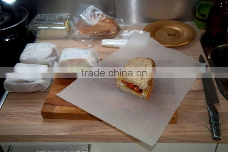 100% food grade greaseproof wrapping paper for food