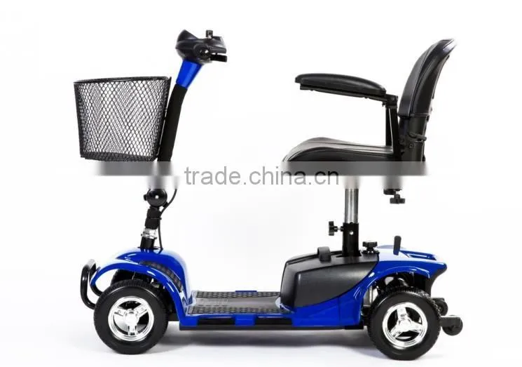Electric scooter 180W 4 wheel adult mobility scooter for adults, dual pedal scoota