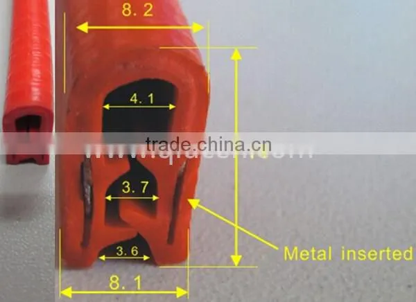 wiper blade rubber strip