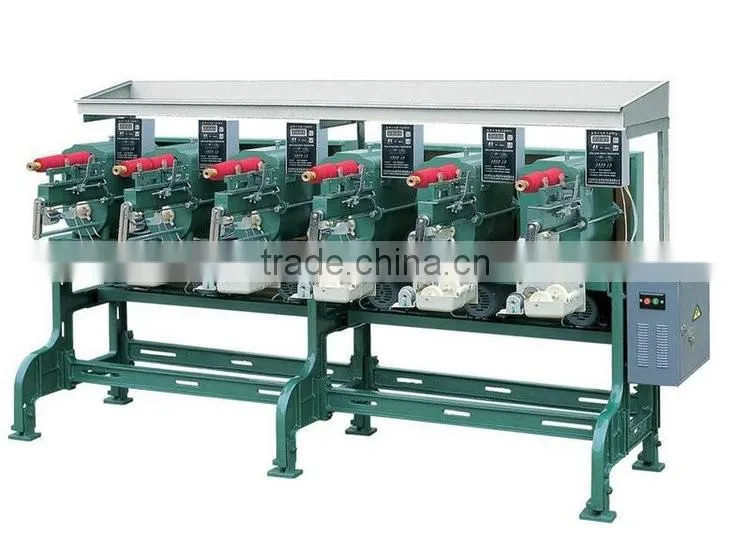 Large Capacity 3 cones per spindle winding machine/Slow speed sewing thread winding machine