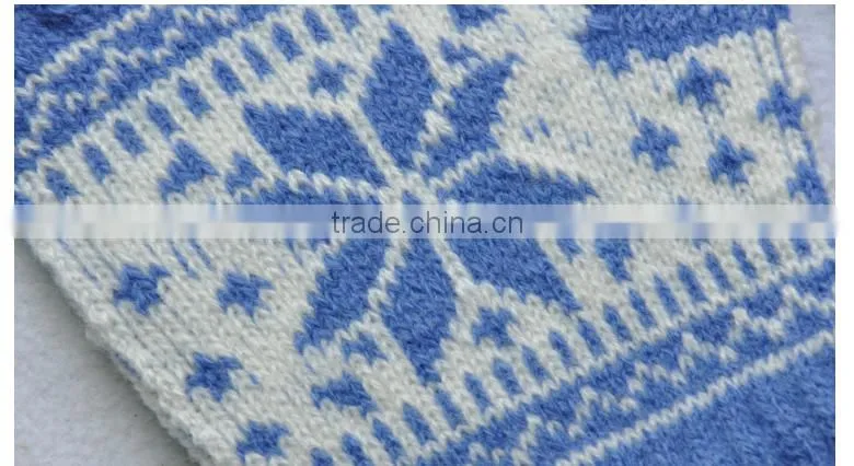 Knitted Jacquard Touchscreen Gloves for Smartphones & Tablets