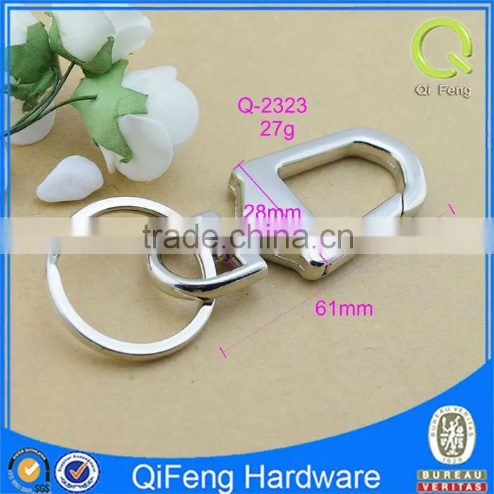 Q-2323hanging hooks for keys, metal fittings swivel hook wholesale in bulk