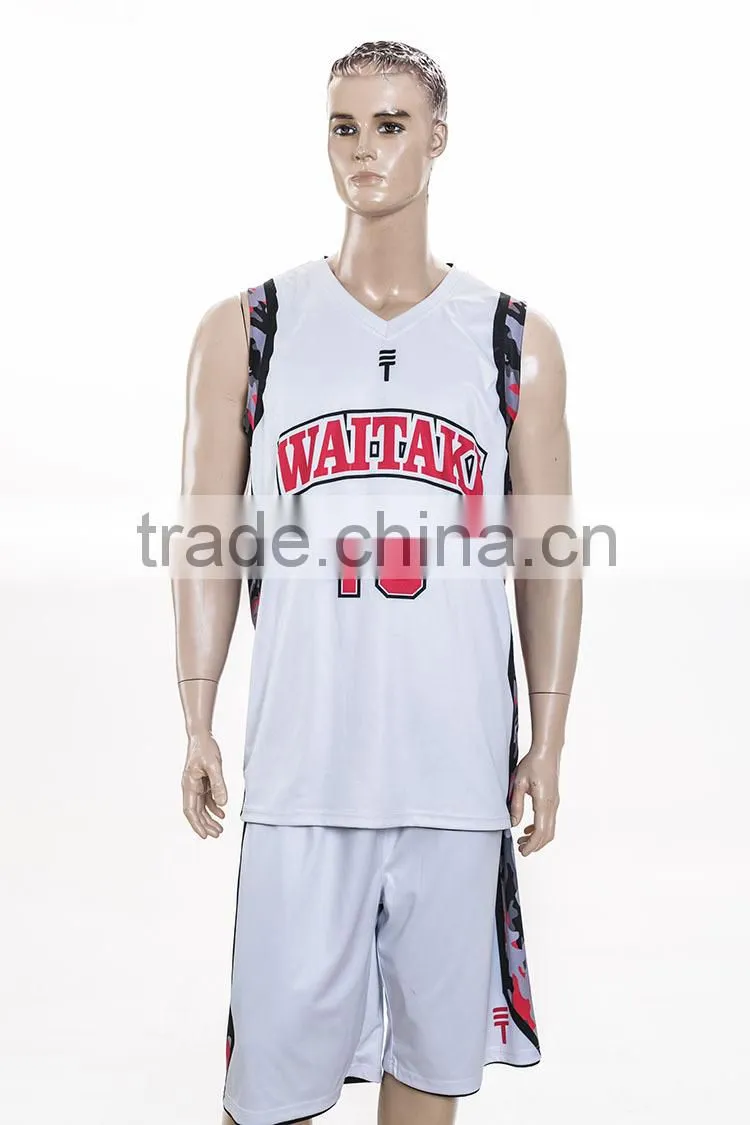 sublimated basketballl set custom basketballl jersey for team design wholesale