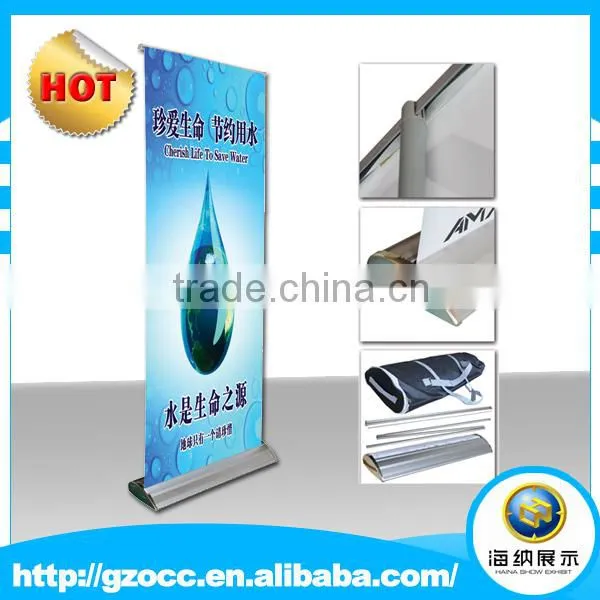 single side printing roll up banner water base outdoor banner stand