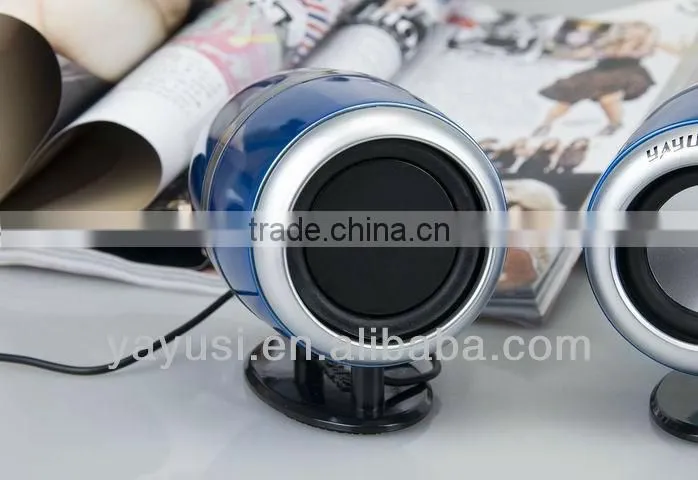 Unique cylinder body mobile speaker for computer