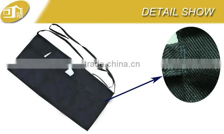 TC 80/20 Three Pockets Black Nail Apron