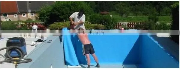 Swimming pool equipment 1.5mm thickness high quality pvc pool liner material