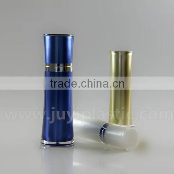 Round Cosmetic Acrylic Bottle, Acrylic Lotion Bottle With Pump