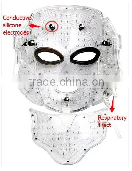 Newest generation 3 colors light Photon PDT LED Facial Skin Rejuvenation with CE