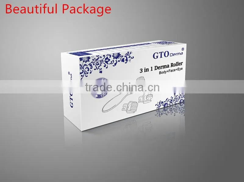 GTO Black Eye, Face, Body dermaroller Microneedle Derma Roller