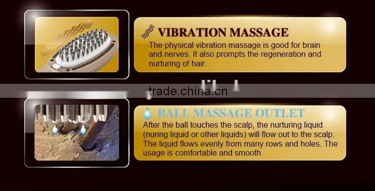 china supplier hair loss treatment machine hair care comb