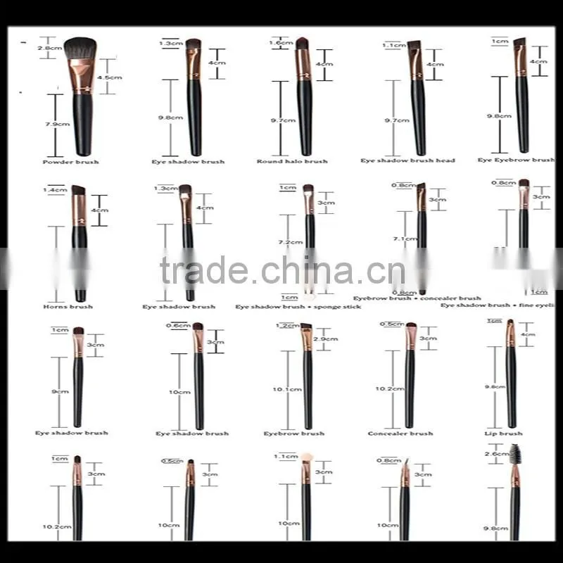 All kinds beauty 20pcs girls face cosmetic sets