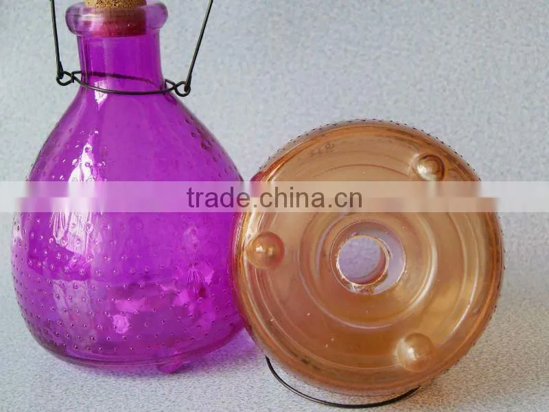 Big size colored glass wasp catcher