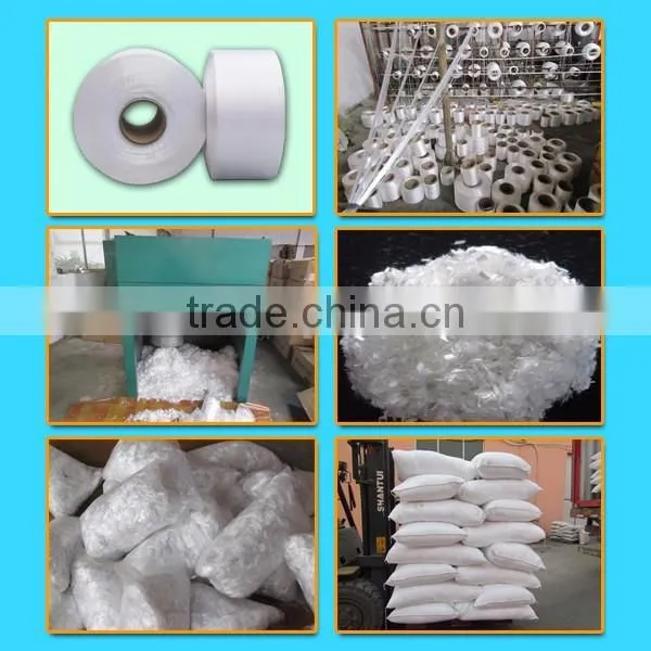 high tenacity 12mm pp reinforcement fiber for construction