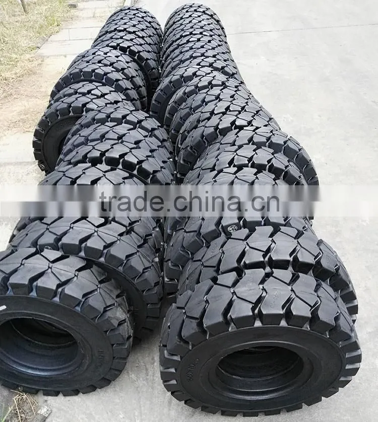 china 5.00-8 solid forklift tires new arrival type