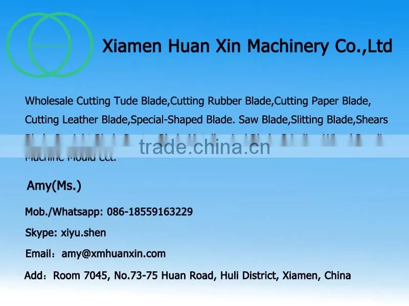 Slitting roller blades ,slitter machine knife for cutting pipe/tube