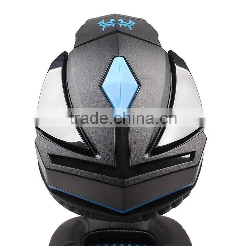 New High Fidelity Noise-Cancelling Gaming Headset Gaming Headphone with Microphone blue