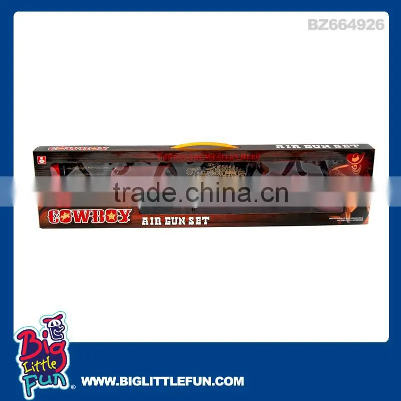 Toy cowboy gun set