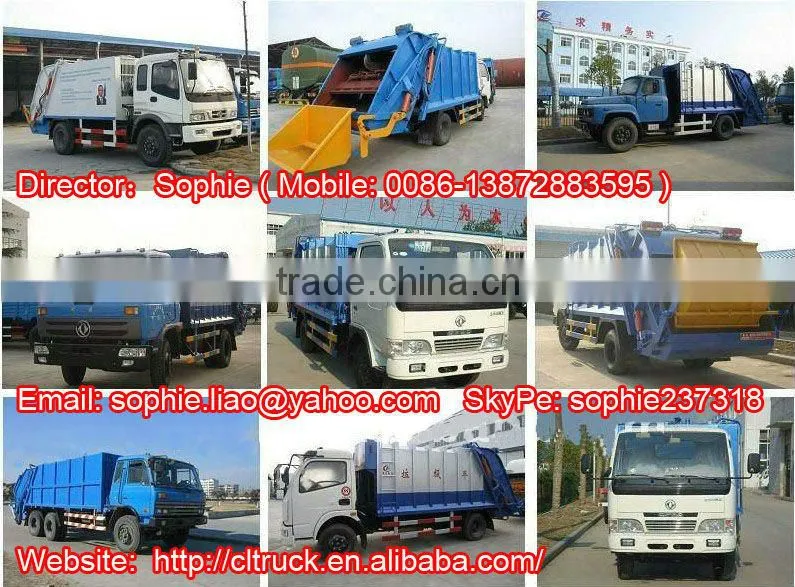 DongFeng DLK Refuse Compactor truck, 6000L refuse compactor