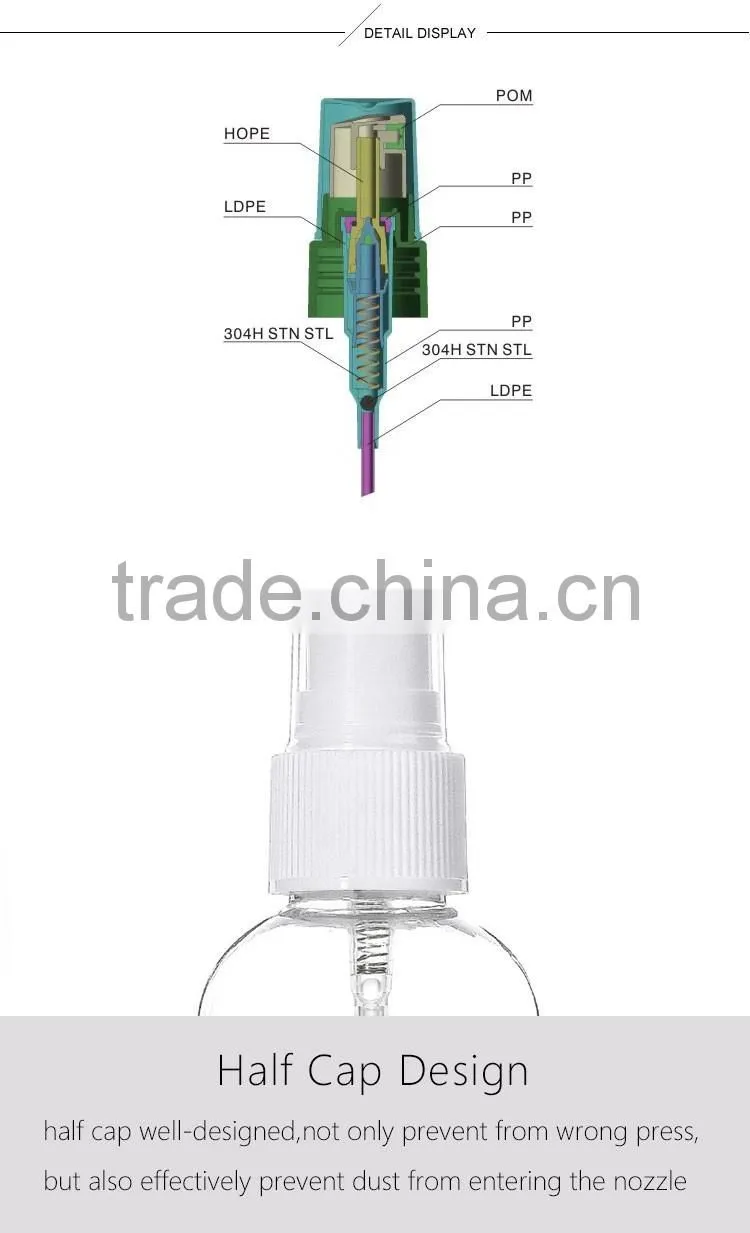 Fine mist sprayer series gel&oil sprayer pump