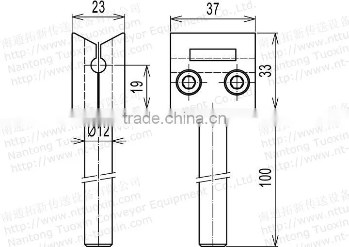 TX-114 Connecting Aluminium Clamps