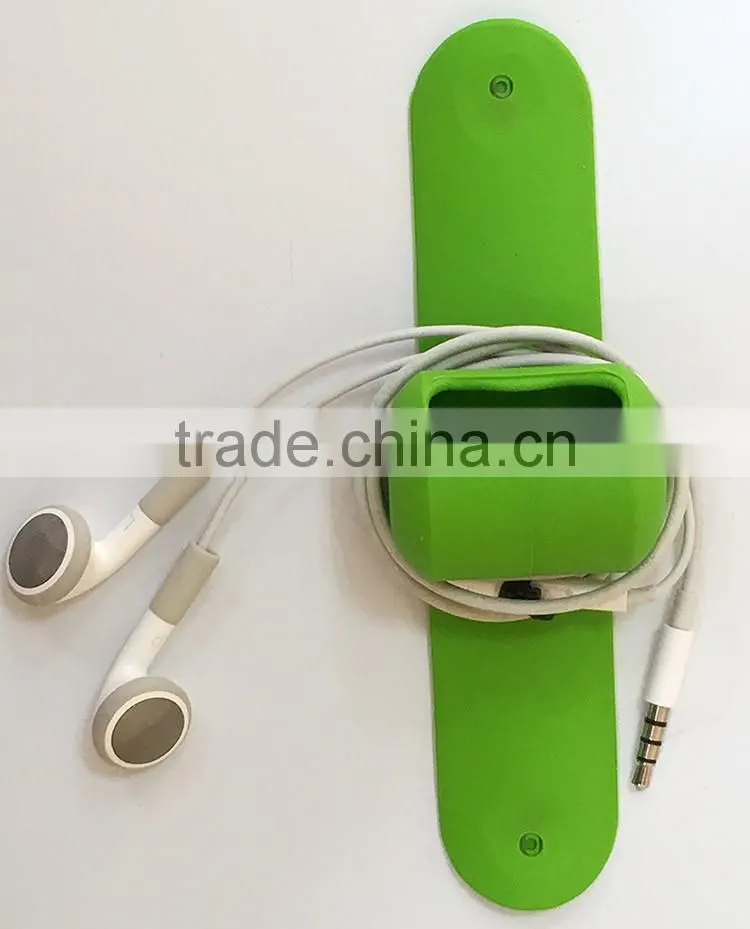 2015 New design hot sell silicone cable holders/winder