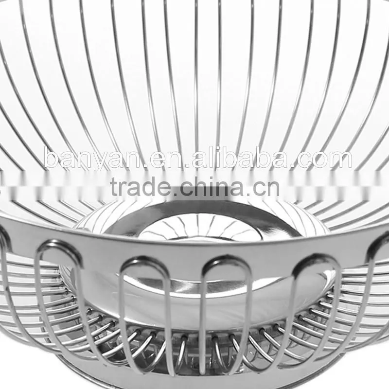 Eco-Friendly feature and iron metal Type storage food and fruit baskets