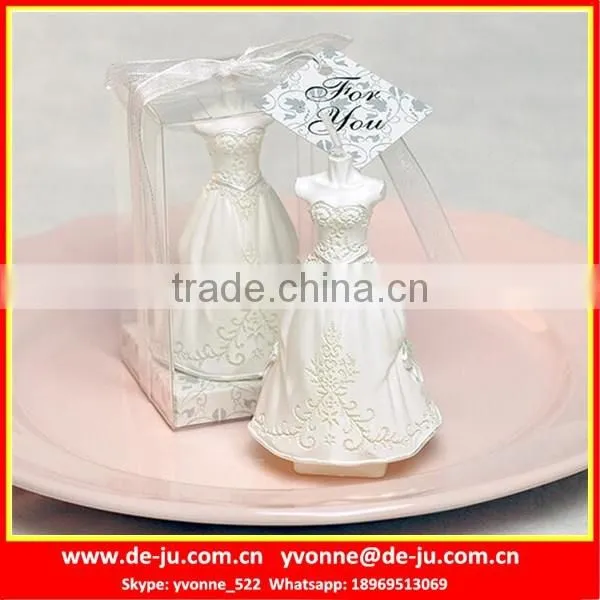 Bride Wedding Long Fluffy Veil Dress Shaped Cheap White Candles