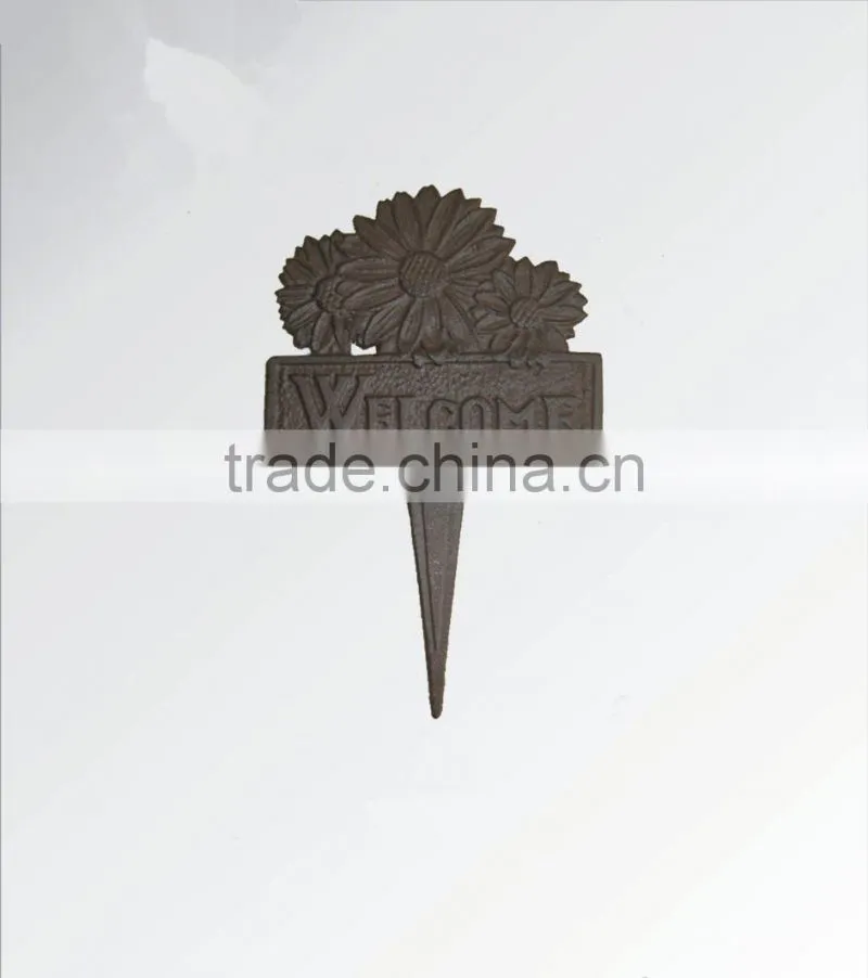 NATURAL STAYLE CAST IRON DECORATIVE SIGN