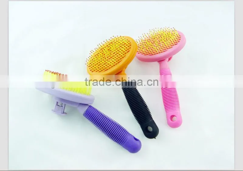 plastic handle pet comb