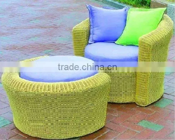 rattan outdoor sofa or wicker garden furniture