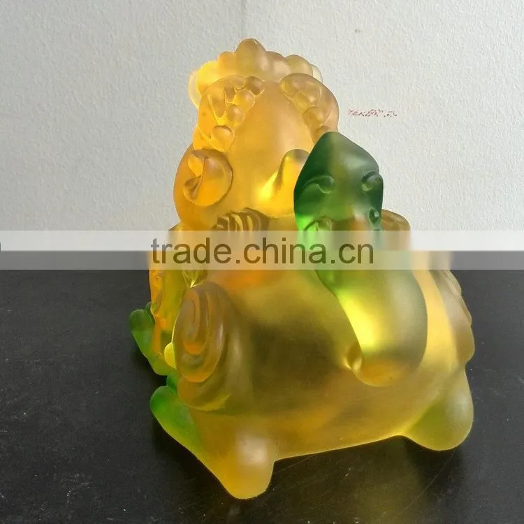 Clean resin kylin decoration