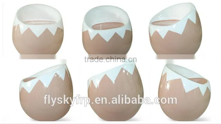 Modern Hot Sale Fiberglass Egg Kid Chair