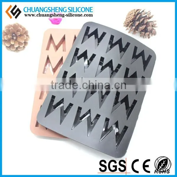 English letter shape ice cube mold, M shape ice cream maker, ice toolings