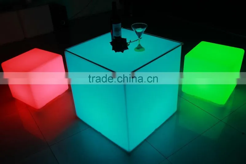 2014 NEW model cheap wire LED white coffee table