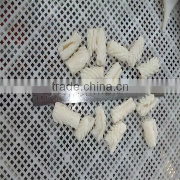 best season and high quality frozen cooked giant squid cutting