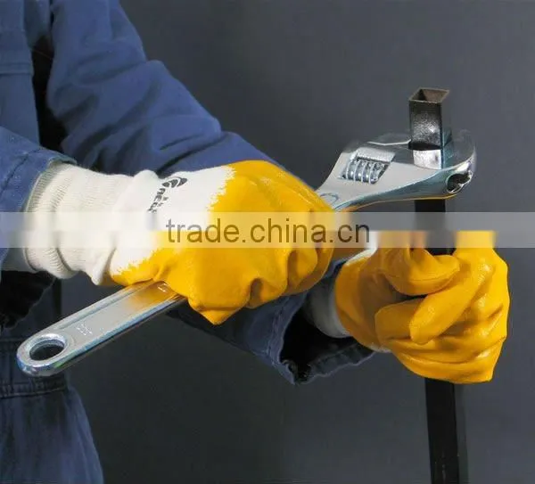 Heavy Duty Safe Cuff Nitrile coated glove